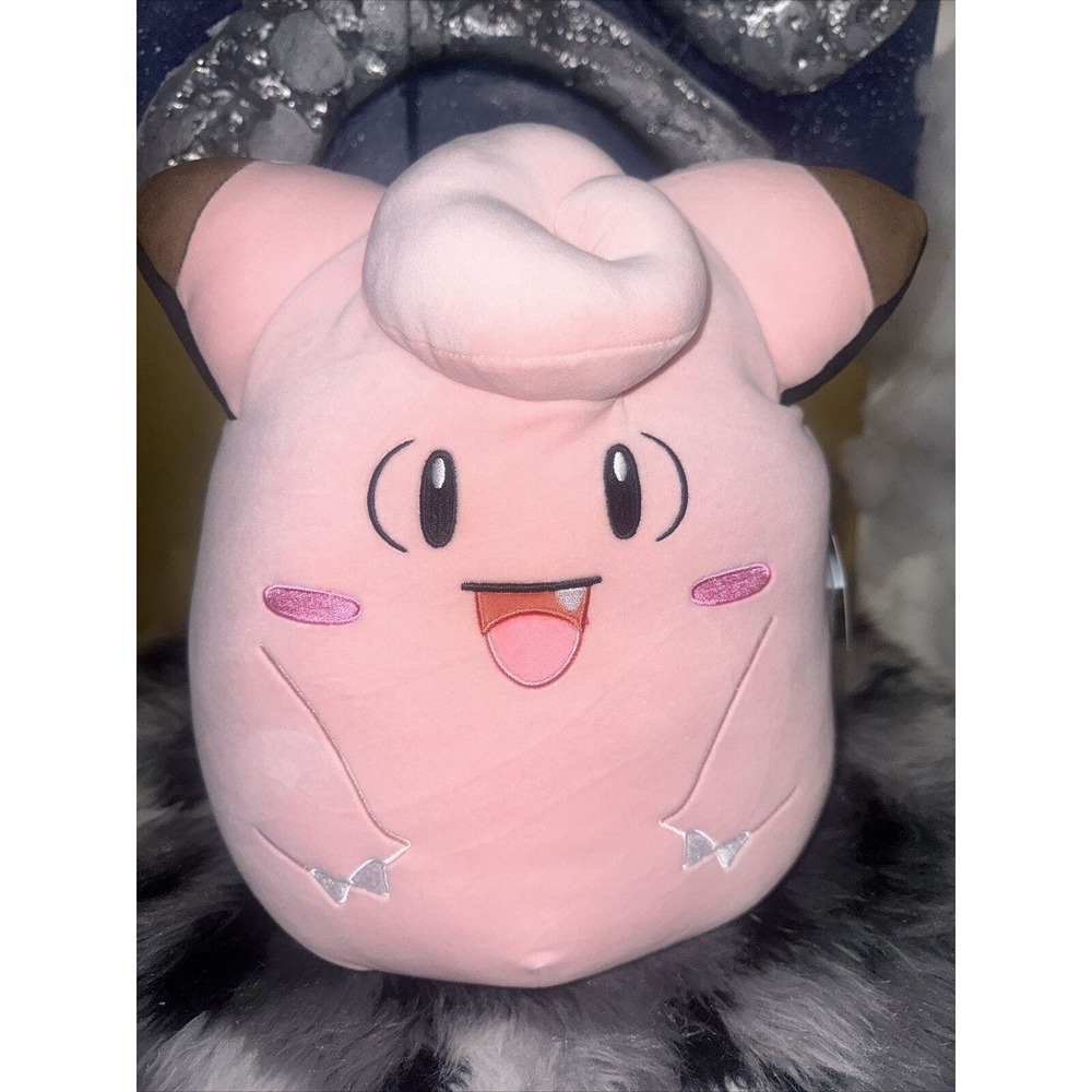 Squishmallow 12” Pokemon Clefairy Pokémon Center Exclusive